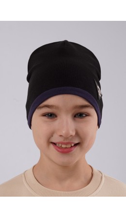 CLE Шапка дет. 565712/1р, т.синий/чёрный