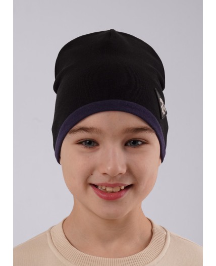 CLE Шапка дет. 565712/1р, т.синий/чёрный