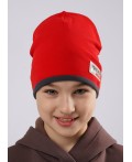 CLE Шапка дет. 565712р, т.серый/красный