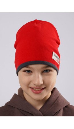 CLE Шапка дет. 565712р, т.серый/красный