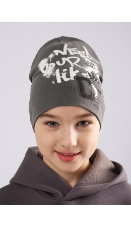 CLE Шапка дет. 566026/2рп, т.серый