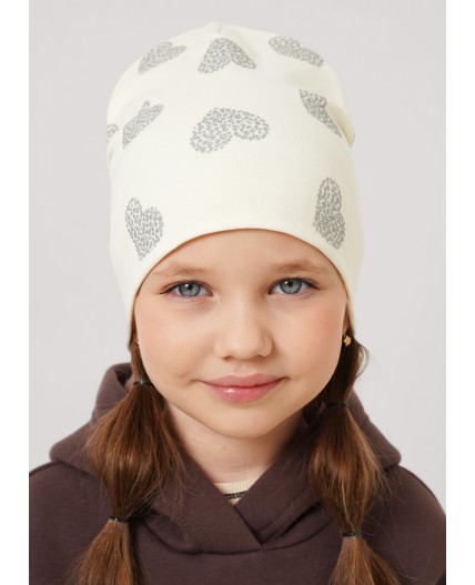 CLE Шапка дет. 566026/4рп, молочный