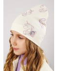 CLE Шапка дет. 566608/2рп, молочный