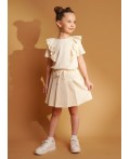 CLE Юбка дев. 867379/15фэ, св.бежевый