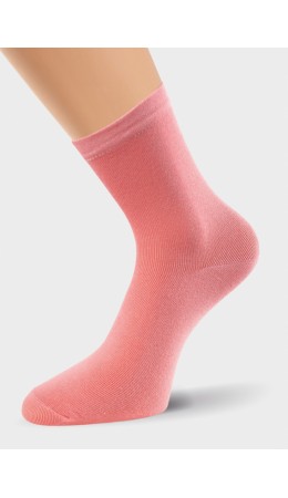 ЭЙС Носки жен.Д101ш  хл70%+эл, розовый