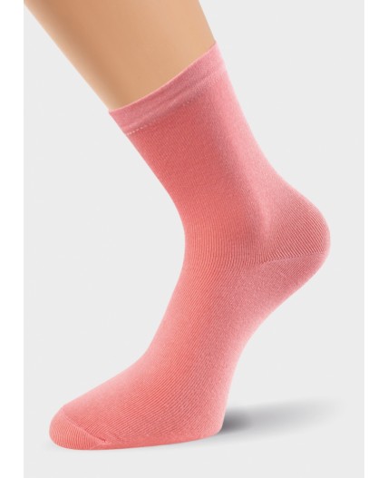 ЭЙС Носки жен.Д101ш  хл70%+эл, розовый