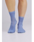 ЭЙС Носки жен.Д101ш  хл70%+эл, голубой