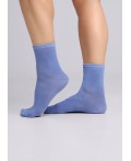 ЭЙС Носки жен.Д101ш  хл70%+эл, голубой