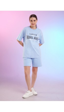 CLE LF26-1229/7 Футболка жен. Спринт, голубой