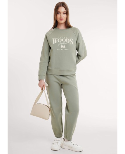 CLE LSW26-100/1 Джемпер жен. Карелия, хаки