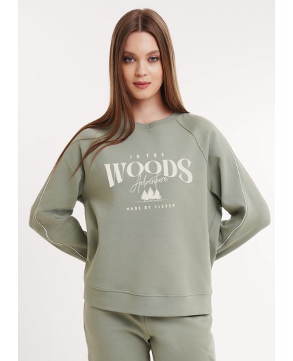 CLE LSW26-100/1 Джемпер жен. Карелия, хаки