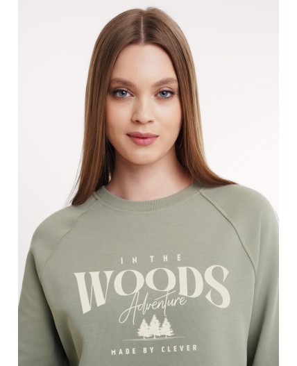 CLE LSW26-100/1 Джемпер жен. Карелия, хаки