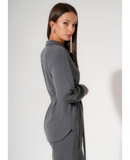 CLE Блузка жен. 267195/200тдф, т.серый