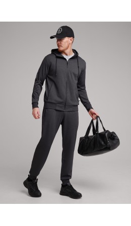 CLE Брюки муж. 662105зэ maxi, чёрный/т.серый