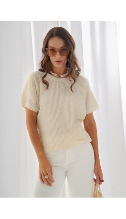 CLE Джемпер жен. 264677/209ха, молочный