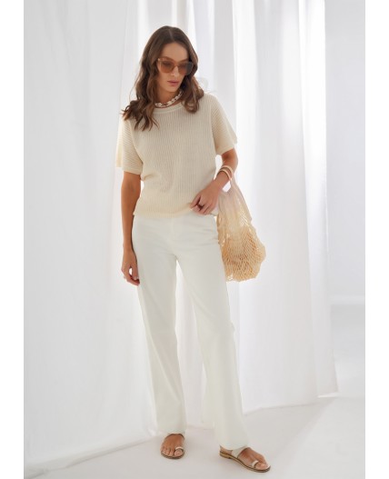 CLE Джемпер жен. 264677/209ха, молочный