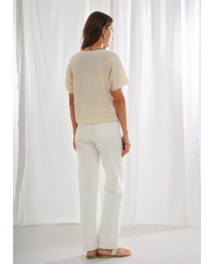 CLE Джемпер жен. 264677/209ха, молочный