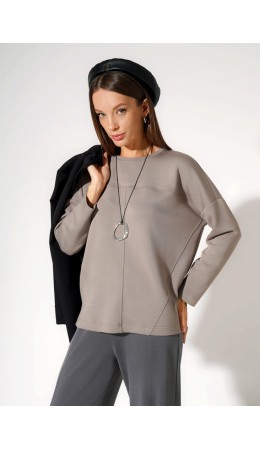 CLE Джемпер жен. 267181/200сд_п, кофейный