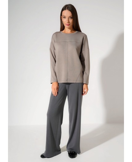 CLE Джемпер жен. 267181/200сд_п, кофейный