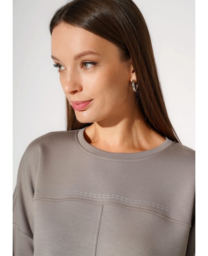 CLE Джемпер жен. 267181/200сд_п, кофейный