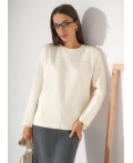 CLE Джемпер жен. 267181/200сд_п, молочный