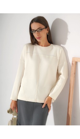 CLE Джемпер жен. 267181/200сд_п, молочный