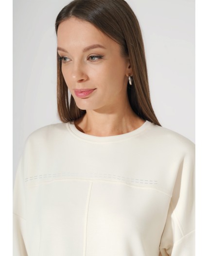 CLE Джемпер жен. 267181/200сд_п, молочный