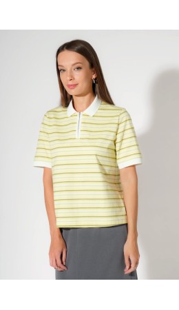 CLE Джемпер жен. 267192/200кнт, молочный/св.жёлтый