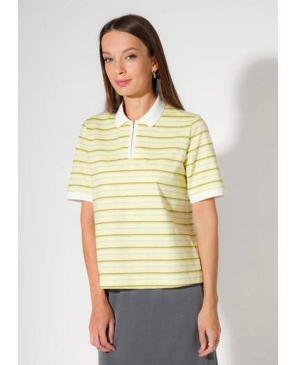 CLE Джемпер жен. 267192/200кнт, молочный/св.жёлтый