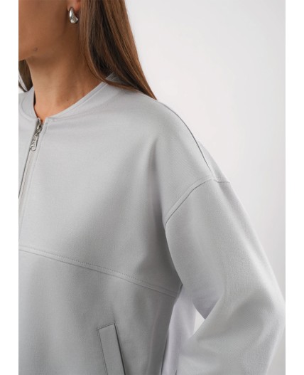 CLE Жакет жен. 263233ввэ, кофейный/св.серый