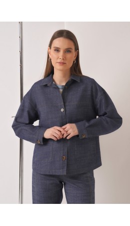 CLE Жакет жен. 263279/201дж, джинсовый