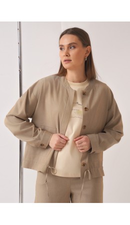 CLE Жакет жен. 263280/201дж, бежевый