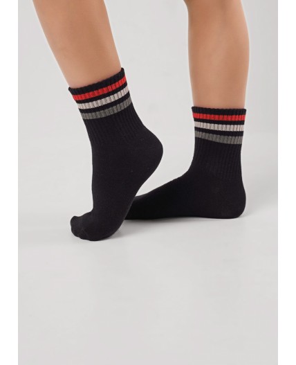 CLE Носки дет.С1609 20-22.22 трек мал, чёрный