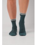 CLE Носки жен.Д5639 карелия хл+эл, зелёный