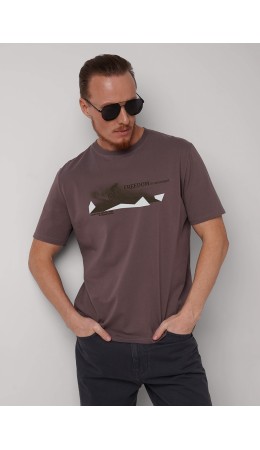 CLE Футболка муж. 560351/15кд_п, коричневый