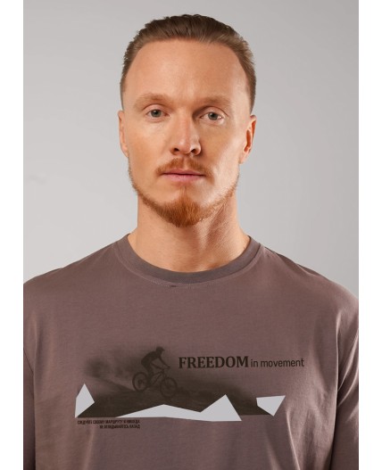 CLE Футболка муж. 560351/15кд_п, коричневый