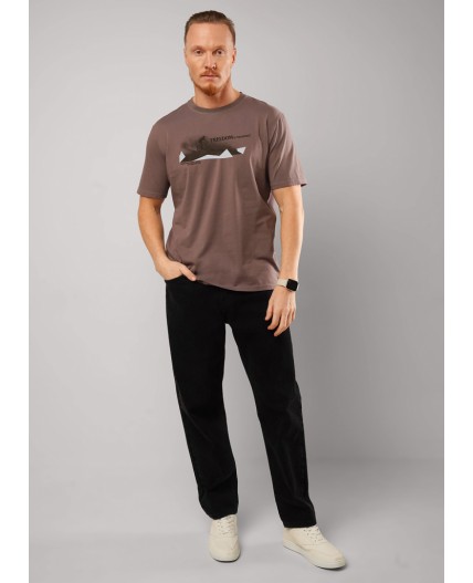 CLE Футболка муж. 560351/15кд_п, коричневый