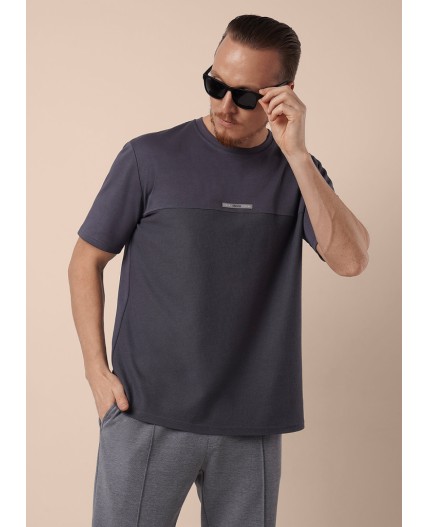 CLE Футболка муж. 562712/13ли, т.серый