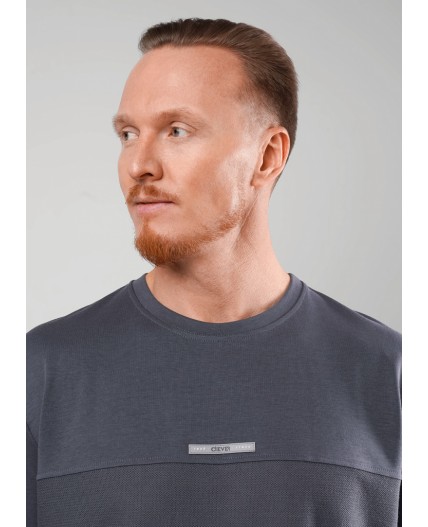 CLE Футболка муж. 562712/13ли, т.серый