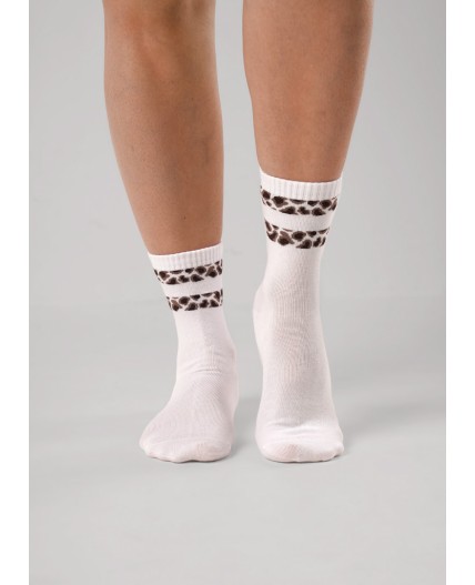CLES Носки жен.L3010 market line хл+эл, белый