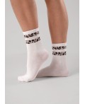 CLES Носки жен.L3010 market line хл+эл, белый