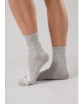 CLES Носки жен.L3014 market line хл+эл, св.серый