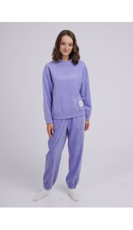 CLE LPC14-968 Костюм жен. Домашний микс ОЗ24, сиреневый/св.голубой