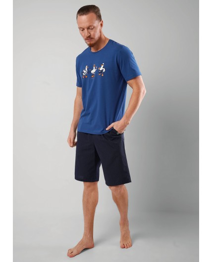 CLE MHP560812/1 Набор одежды муж., джинсовый/т.синий