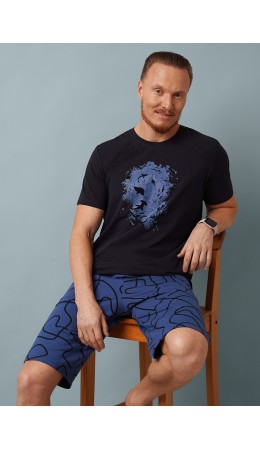 CLE MHP560823/1 Набор одежды муж., чёрный/джинсовый