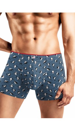 CLE MSH561063 Трусы муж., чёрный/джинсовый