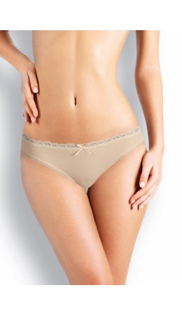 CLE STM494 Стринги жен.Кружево, бежевый