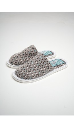 CLE SW26-968C/5 Пантолеты жен. домаш. Домашний микс ВЛ26, св.коричневый/св.зелёный