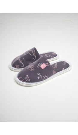 CLE SW26-968C/6 Пантолеты жен. домаш. Домашний микс ВЛ26, т.серый/пудровый