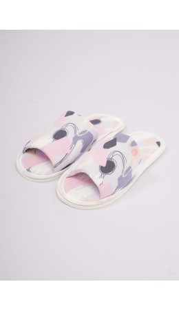 CLE SW26-968O/1 Пантолеты жен. Домашний микс ВЛ26, св.розовый/св.фиолетовый